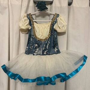 A wish come true ballet dress cream and blue